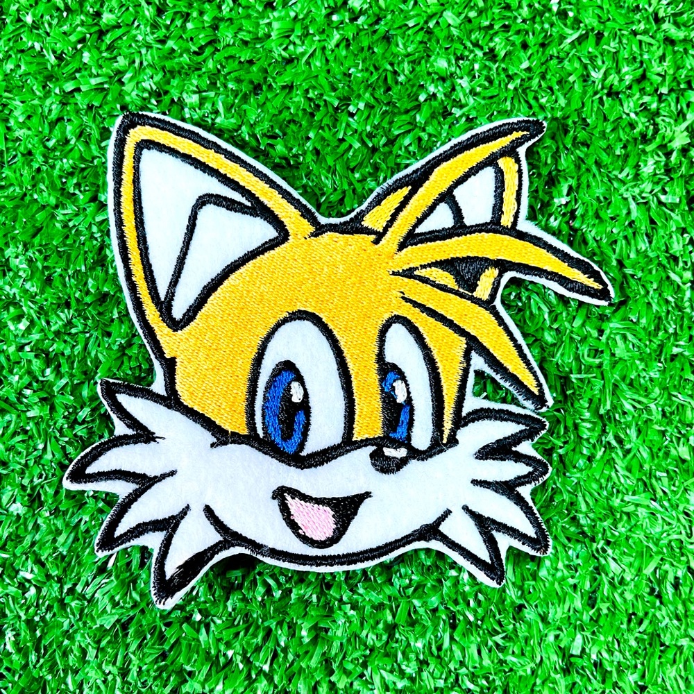 Custom Tails-Inspired Iron-On Embroidered Patch | Custom Made & Rare